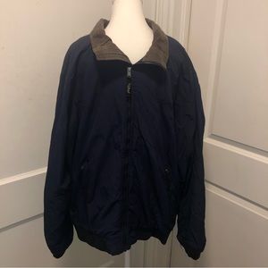 Ll bean mens casual full zip jacket size xxl